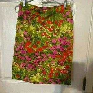 Sunny Leigh skirt size 4 above knee floral